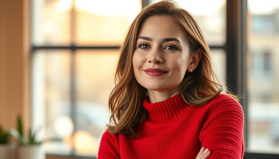 Woman in red on magazine cover, Effects of Grit on Brain Health.