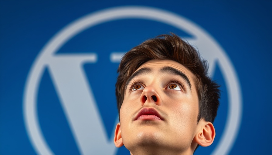 Surprised man with WordPress logo, symbolizing WordPress Scraper Plugin Vulnerability