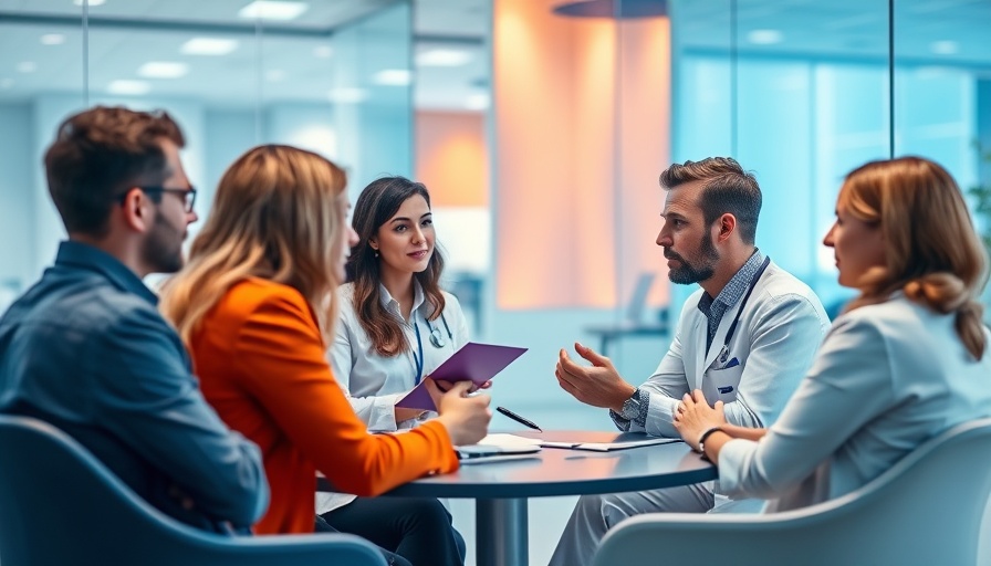 Active leadership in MedSpas shown through dynamic business meeting.