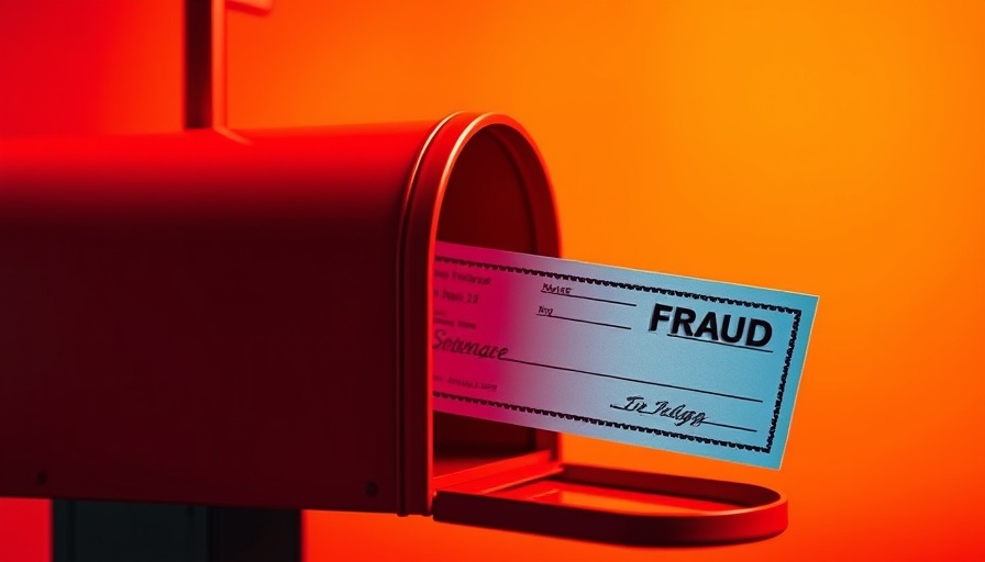 Mailbox with check symbolizing 401(k) paper check fraud in halftone style.