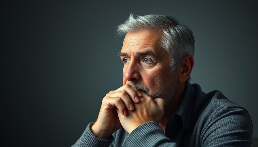 Contemplative man illustrating the fight-or-flight response in law enforcement.