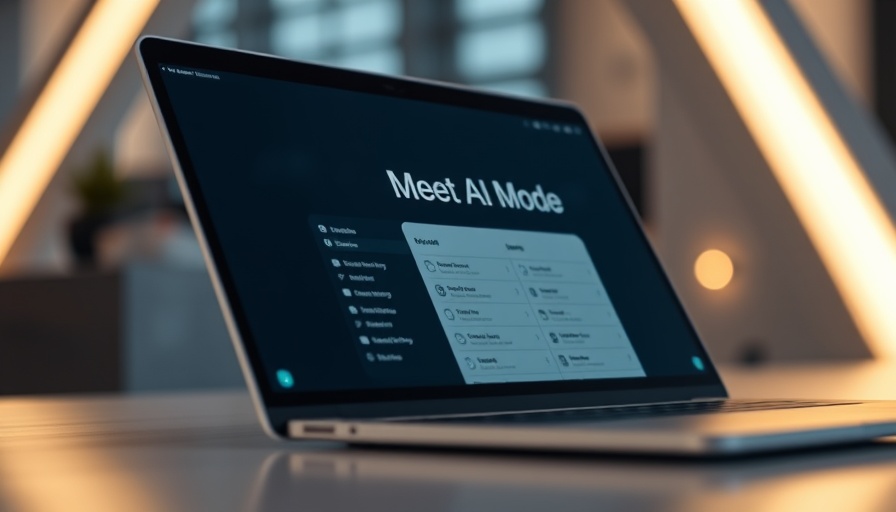 Close-up of AI interface on laptop screen showcasing SEO relevance in AI era.