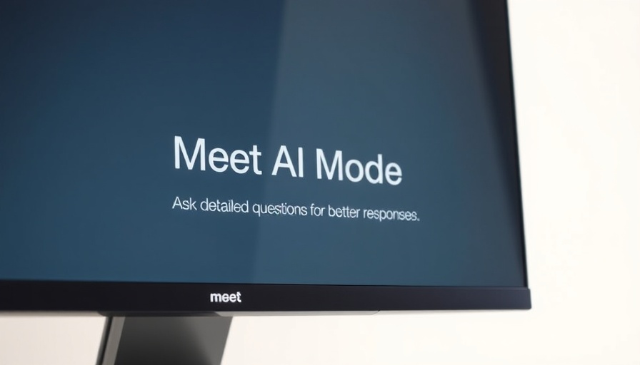 AI interface screen displaying 'Meet AI Mode', symbolizing SEO Relevance in AI Era.