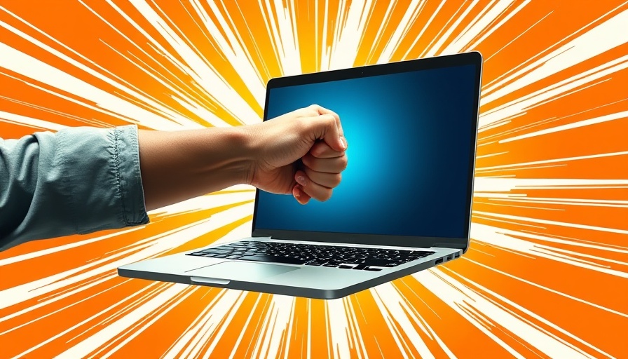 AI workflows to boost marketing productivity concept with fist bump and laptop.