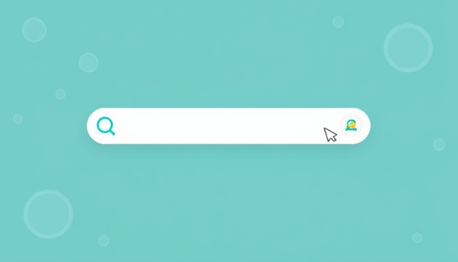 Minimalist illustration of a search interface for Google AI Mode in Aesthetic Medicine.