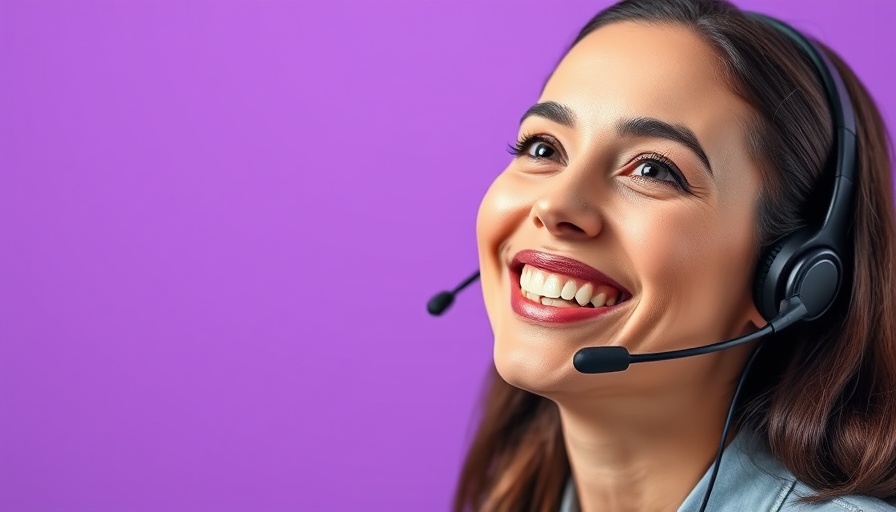 Confident woman discussing PPC audits for MedSpas, vibrant background