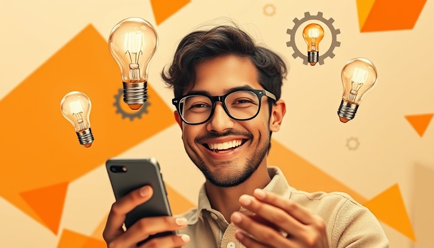 Innovative digital marketing concept with technology elements.