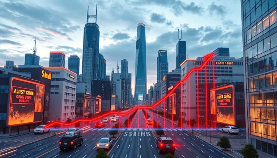 Futuristic cityscape illustrating crime rates decline in 2025.