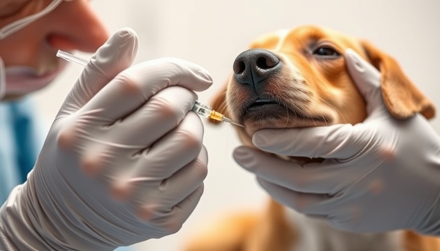 Veterinarian provides novel treatment for canine osteoarthritis.