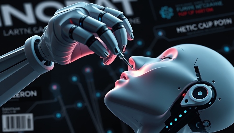 Magazine cover on surgical robotics in aesthetic medicine.