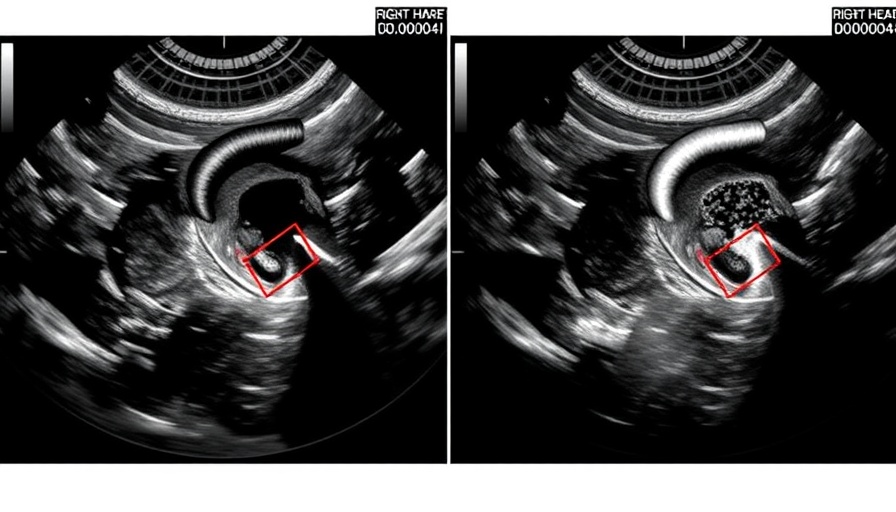 Recognizing Right Heart Disease with FCU: annotated ultrasound comparison.