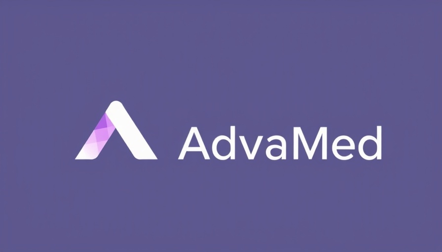 AdvaMed logo symbolizing precision in surgical robotics.