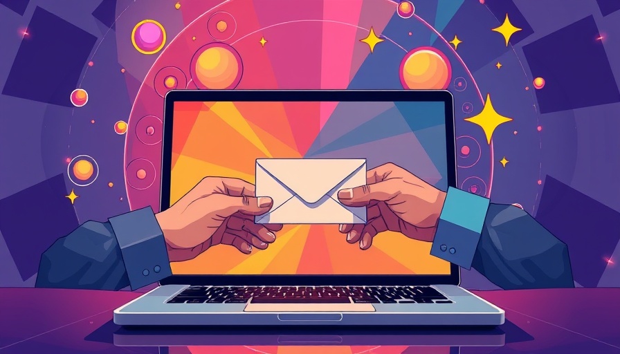 Surreal digital exchange of email symbolizing zero-party data engagement.