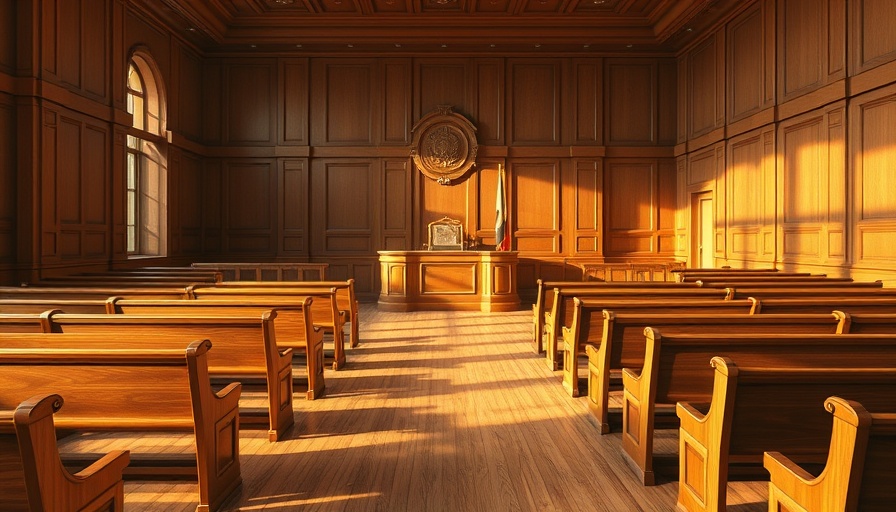 Empty courtroom representing Police Misconduct Lawsuits Costs