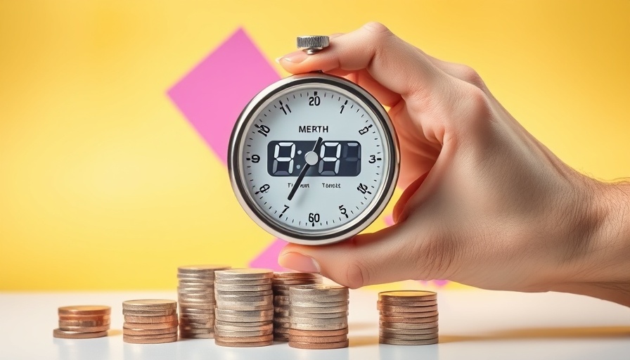 Colorful graphic with timer and coins for ChatGPT-o3 marketing strategies.
