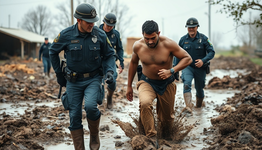 Texas flood heroism by law enforcement aiding a distressed man.