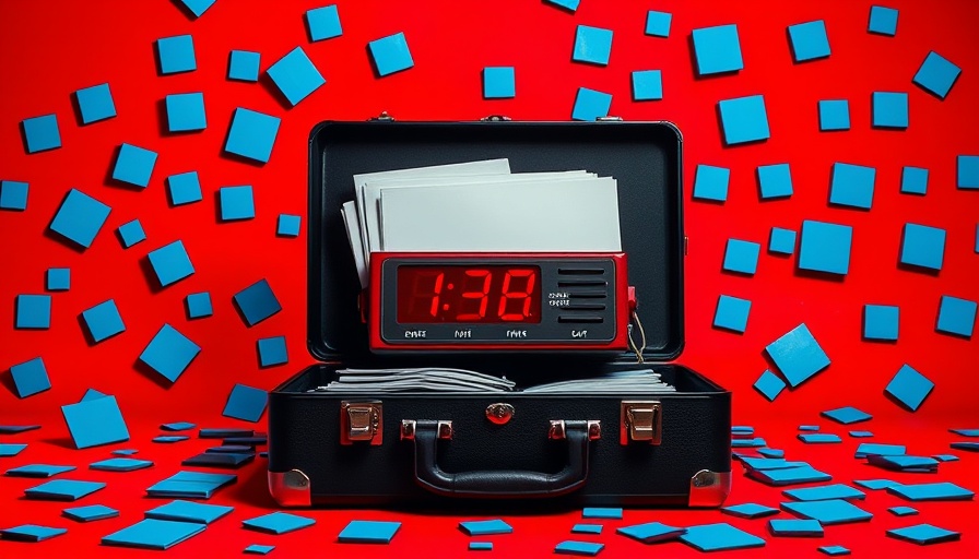 Open briefcase with digital timer dynamite on red background, Are Traditional Jobs Becoming Obsolete?