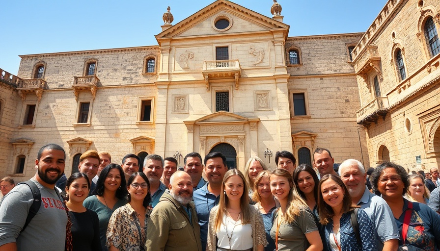 Group photo from MedSpa retreat planning event at historic venue.