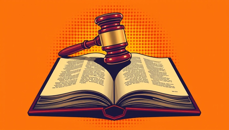 Legal CRM concept depicted with retro pop art illustration.