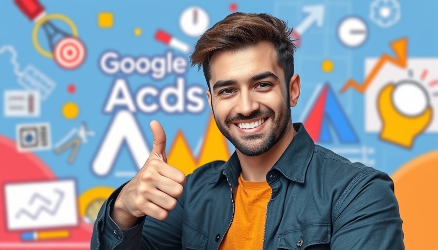 Confident man illustrating Google Ads concepts for medspa marketing.