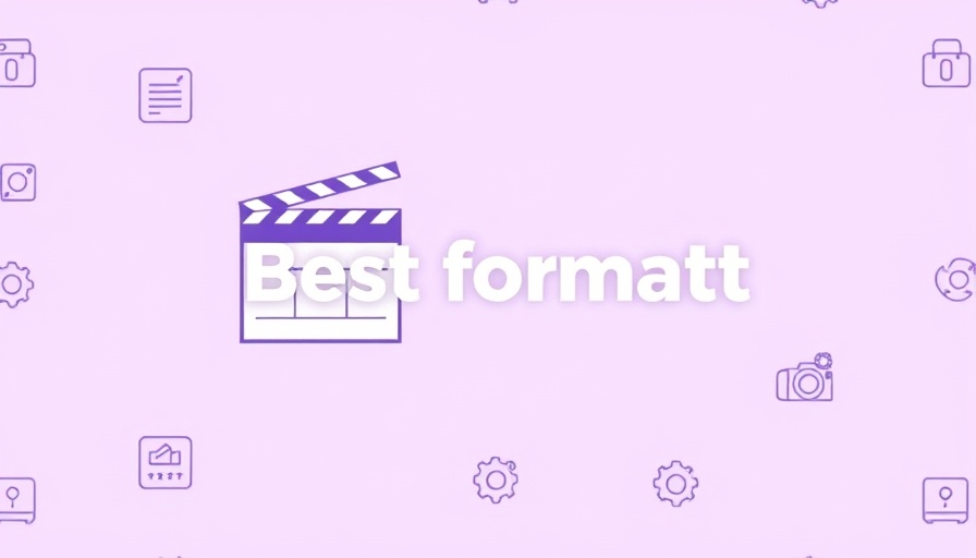 Minimalist infographic of best content formats for social media icons.