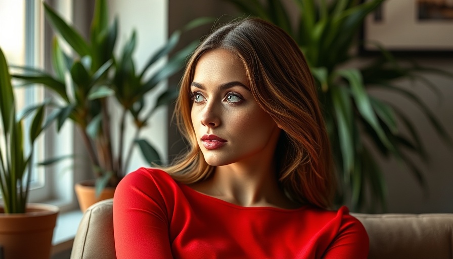 Elegant female entrepreneur in a bright setting, representing AI insurance solutions for businesses.