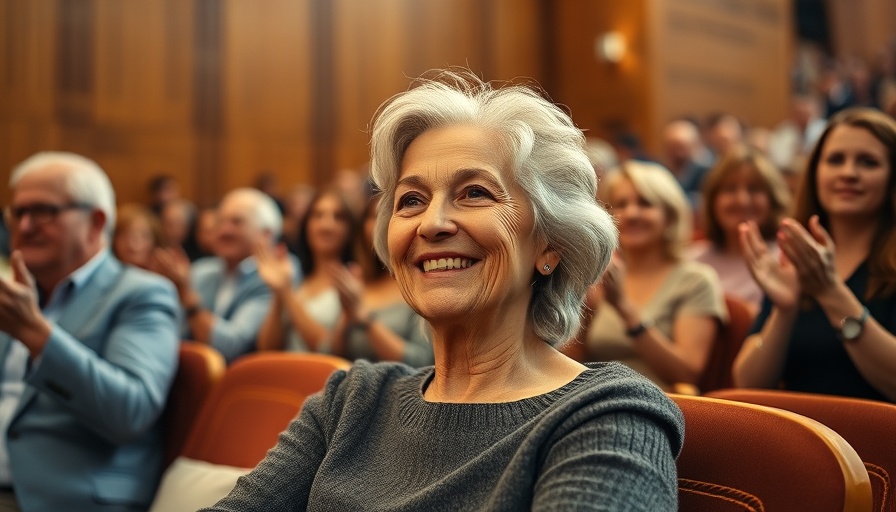 Audience applauding veterinary excellence recognition event