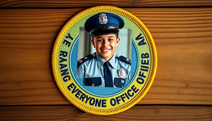 Police patch honoring officer for cancer patient fundraiser.