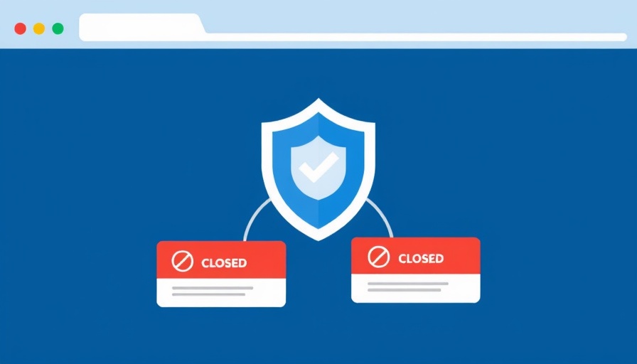 Google Ad Traffic Reduction illustration showing ad blocking.