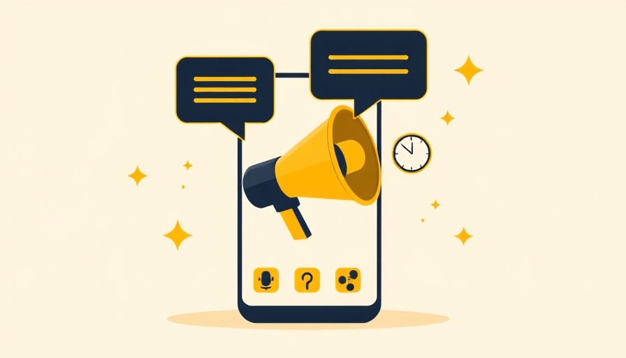 Illustration of iOS app marketing concept with smartphone symbols.