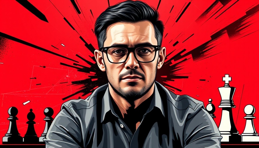 Graphic portrait of man with glasses for email deliverability tips.