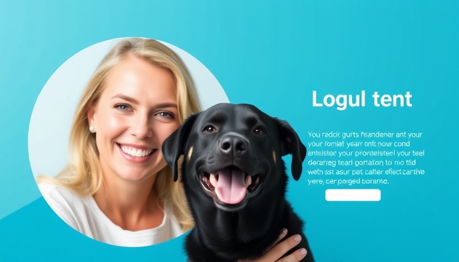 Video interview with woman and dog, veterinary practice DNA.