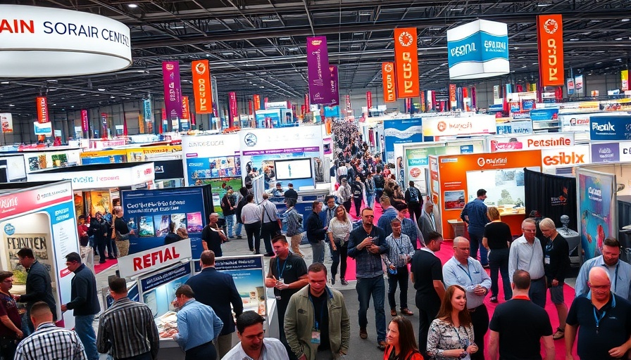 Fetch Kansas City event with crowded exhibition booths, lively atmosphere.