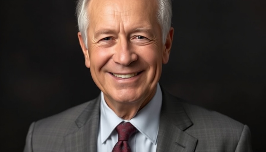 Portrait of older man, smiling, founder of Brakke Consulting.