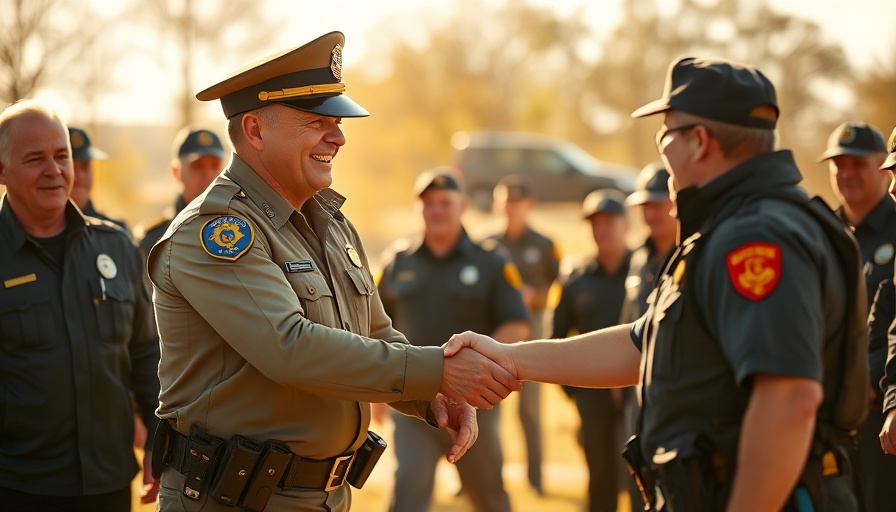 Massachusetts trooper recovering, shaking hands with officer.