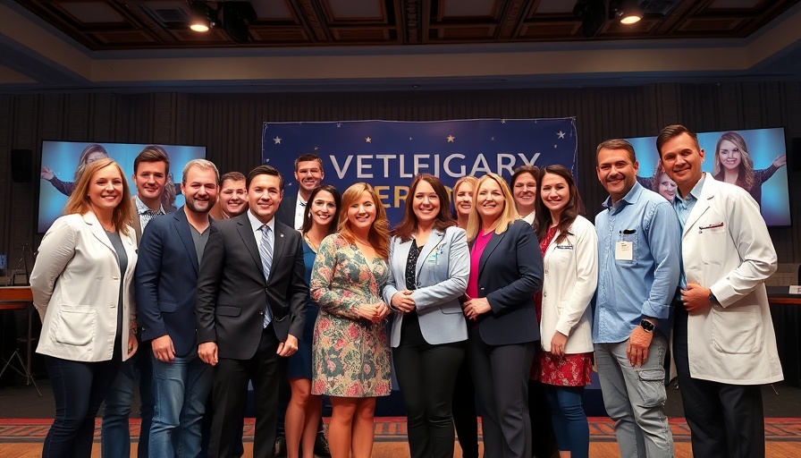 Veterinary Heroes Recognition 2025 event group photo.