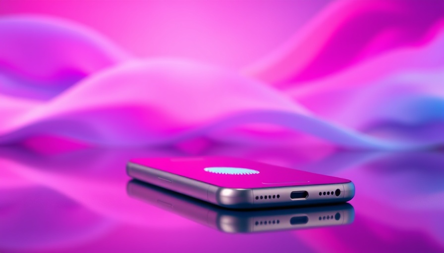 Abstract digital identity concept on smartphone