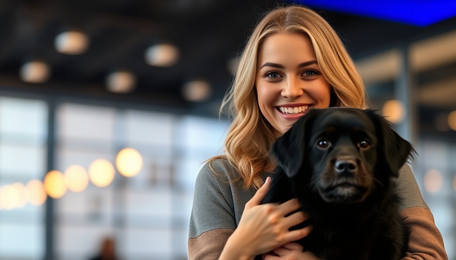 Integrating Relief Veterinarians into Veterinary Practices interview with woman and dog.
