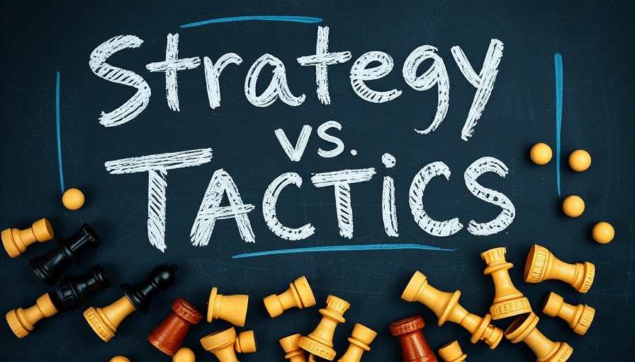 Chess pieces on board illustrating SEO strategy vs tactics.