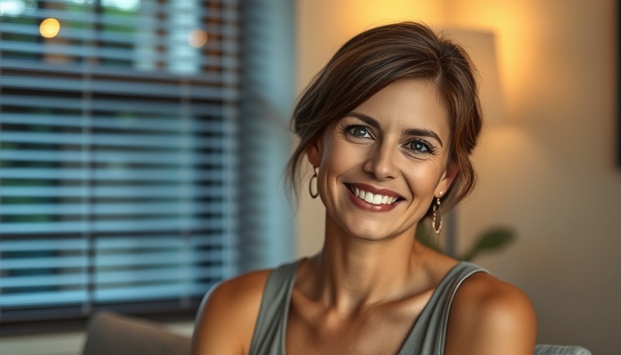Smiling woman in warm lighting, emphasizing value of every dollar.