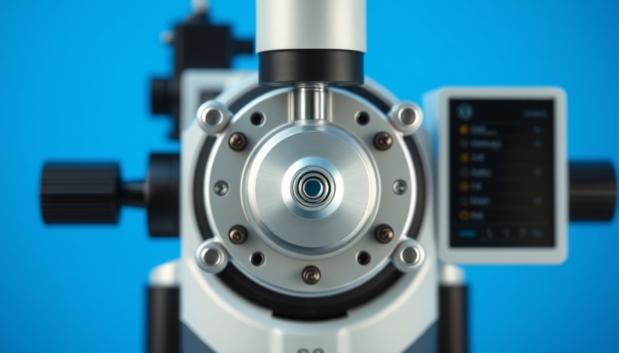 IDEXX component for in-clinic cortisol test on blue background