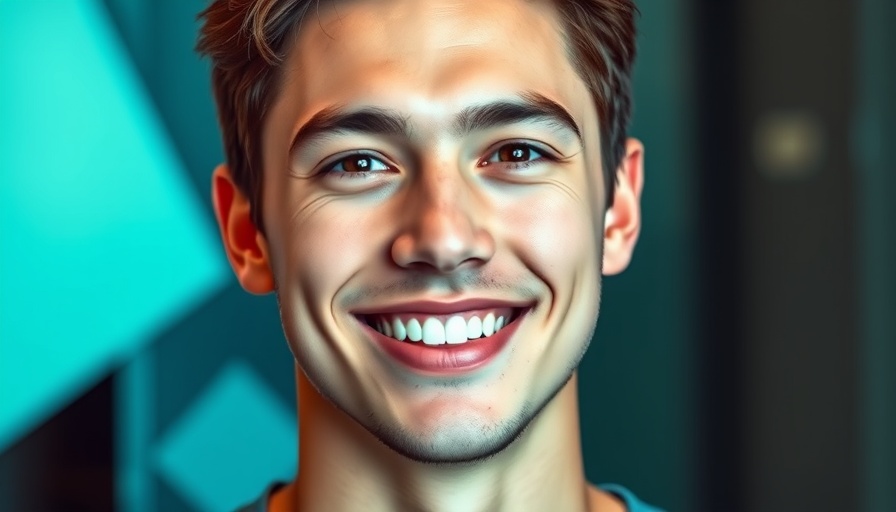 Digital portrait with typography on internal linking for SEO.