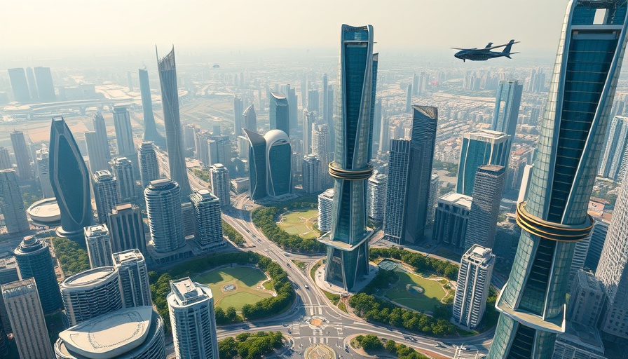 Futuristic AI cityscape illustrating Anthropic AI Settlement