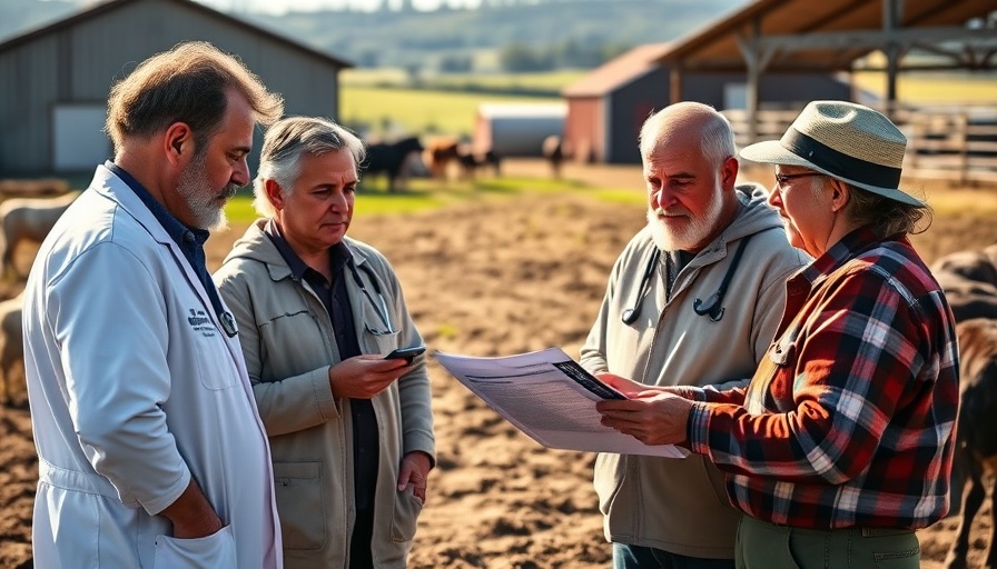 Veterinarians and farmers discuss USDA Rural Veterinary Action Plan.