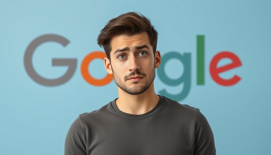 Confused man with Google logo, CrUX Dashboard Retirement.