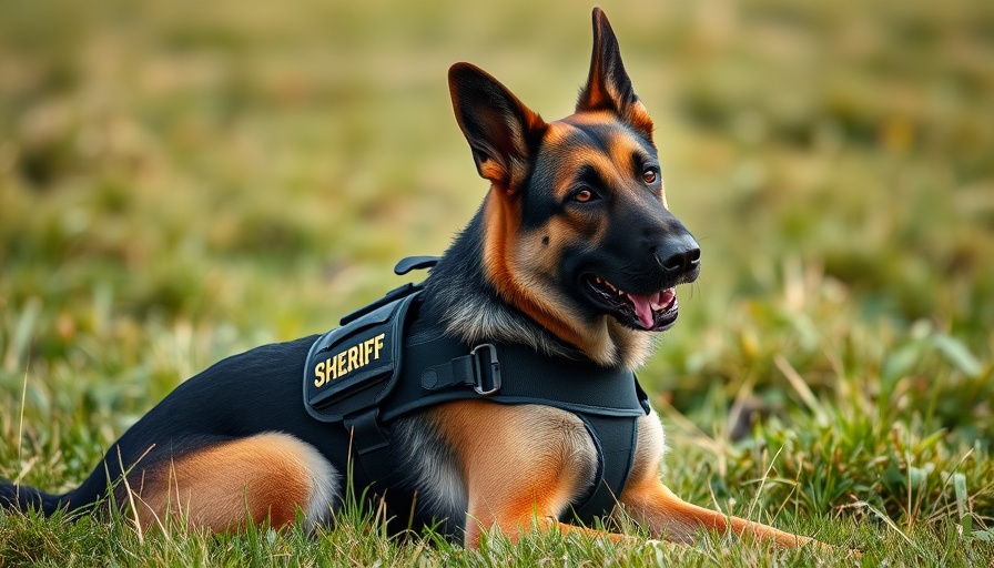 Sheriff K9 in training overcoming challenges