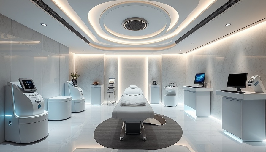 Modern medspa interior depicting Federal Reserve changes impact.