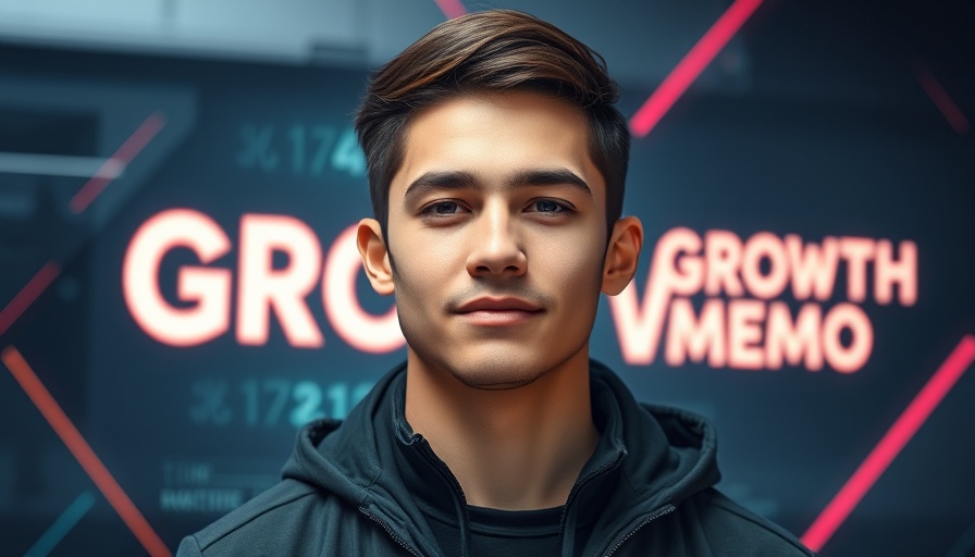 Digital banner featuring personas in AI search concepts.