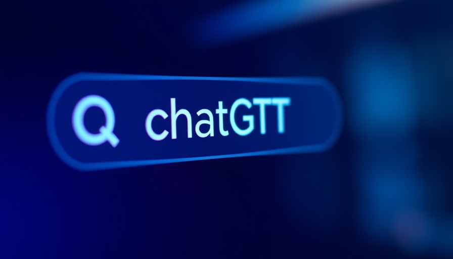 Search bar displaying 'ChatGPT', reflecting web search trends.