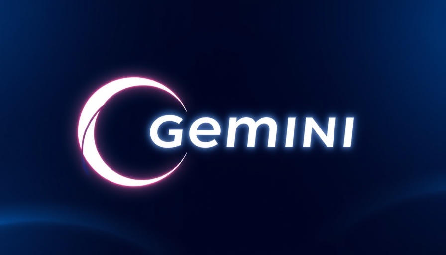 Gemini 2.5 Flash Update logo with glowing blue design